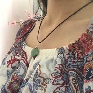 Beautiful marble rock necklace!